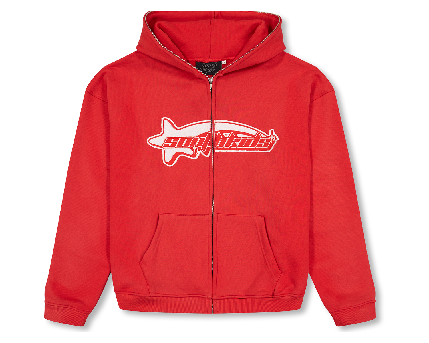 Luxury Star Red Zip Up Hoodie