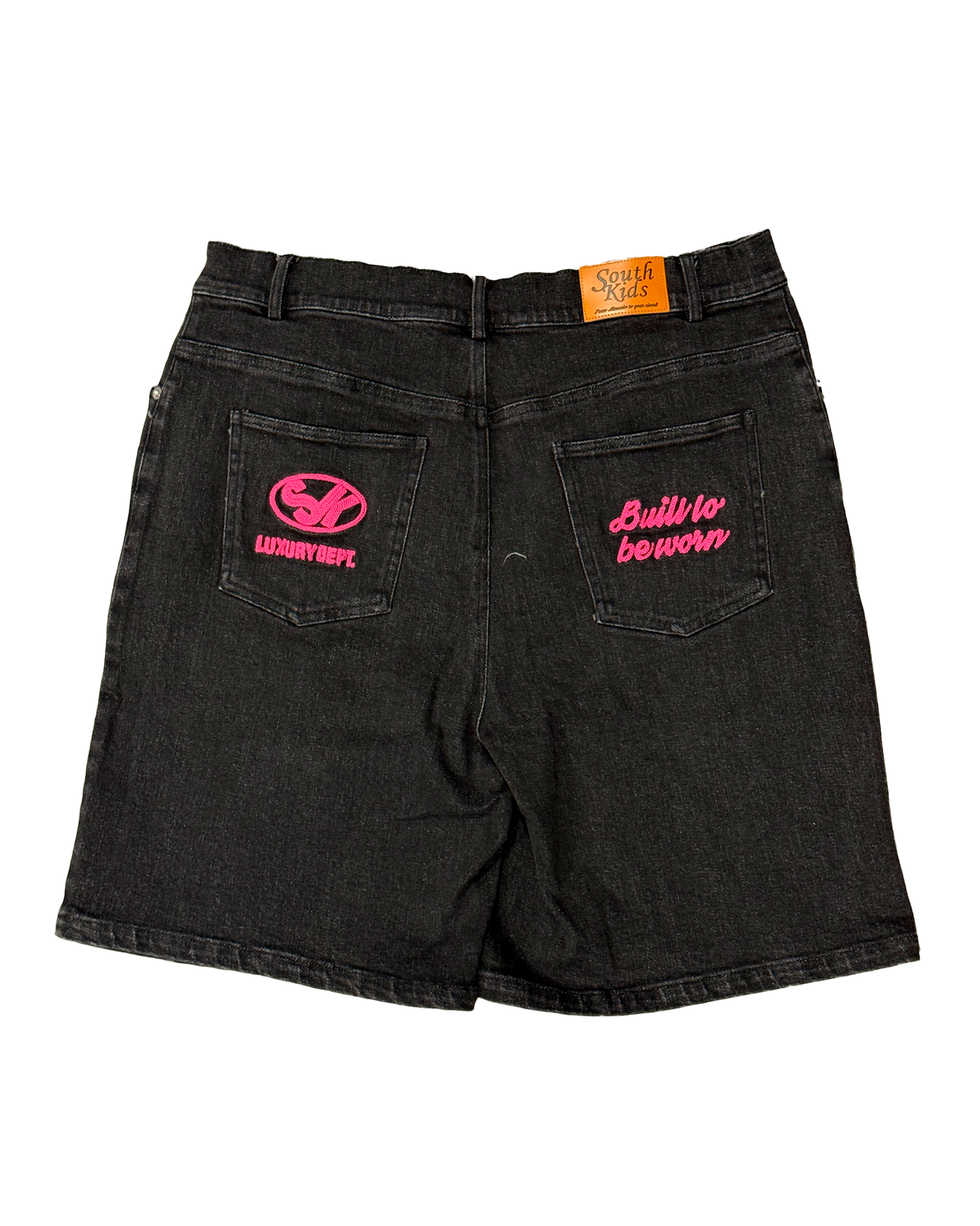 Denim Jorts Black & Pink