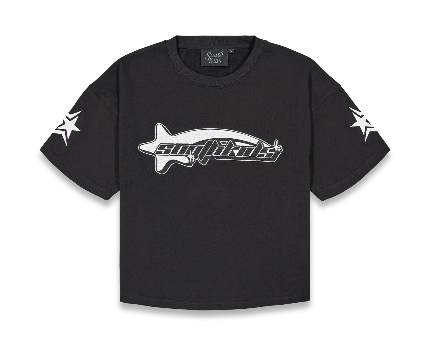 Star Tracksuit Black & White Tee