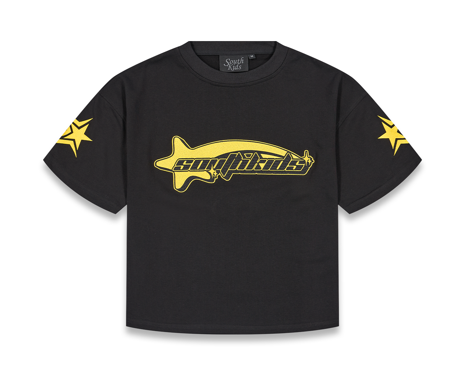 Star Tracksuit Black & Yellow Tee
