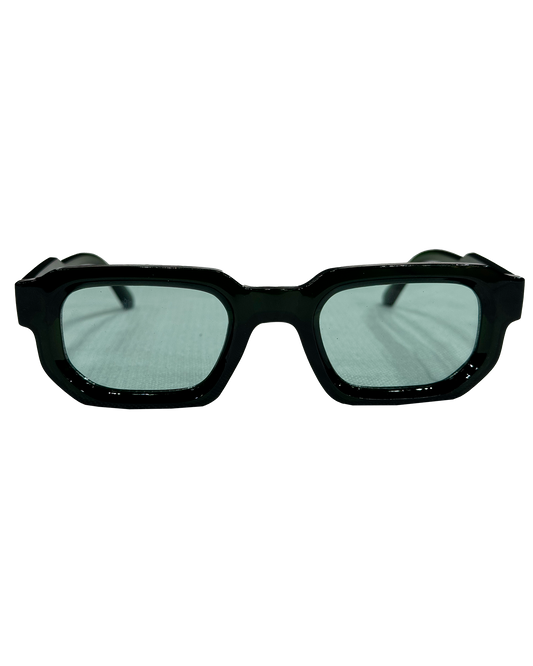 Luxury V2 Black & Green Sunglasses