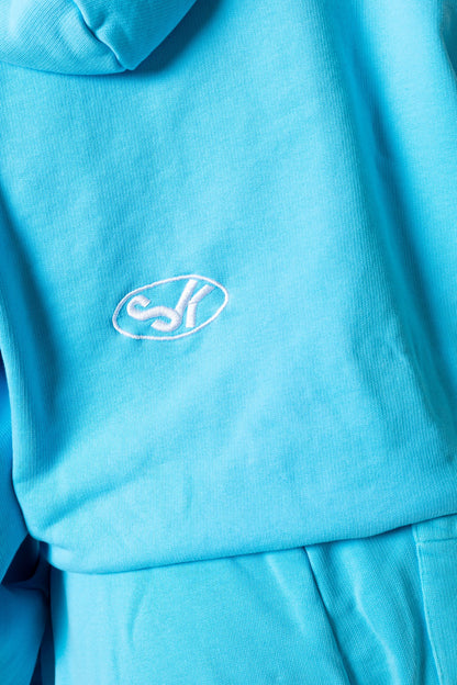 Luxury Star Cold Blue Zip Up Hoodie