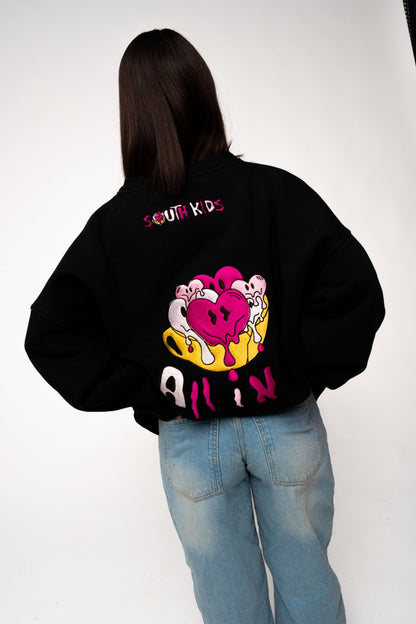 All In Black Crewneck