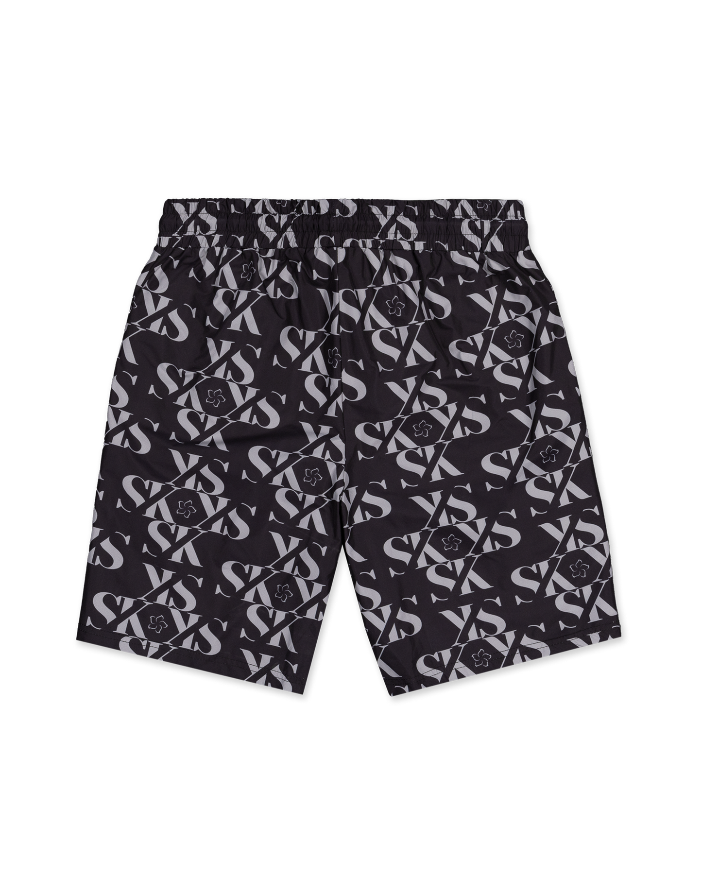 Luxury Black Monogram Swimshorts