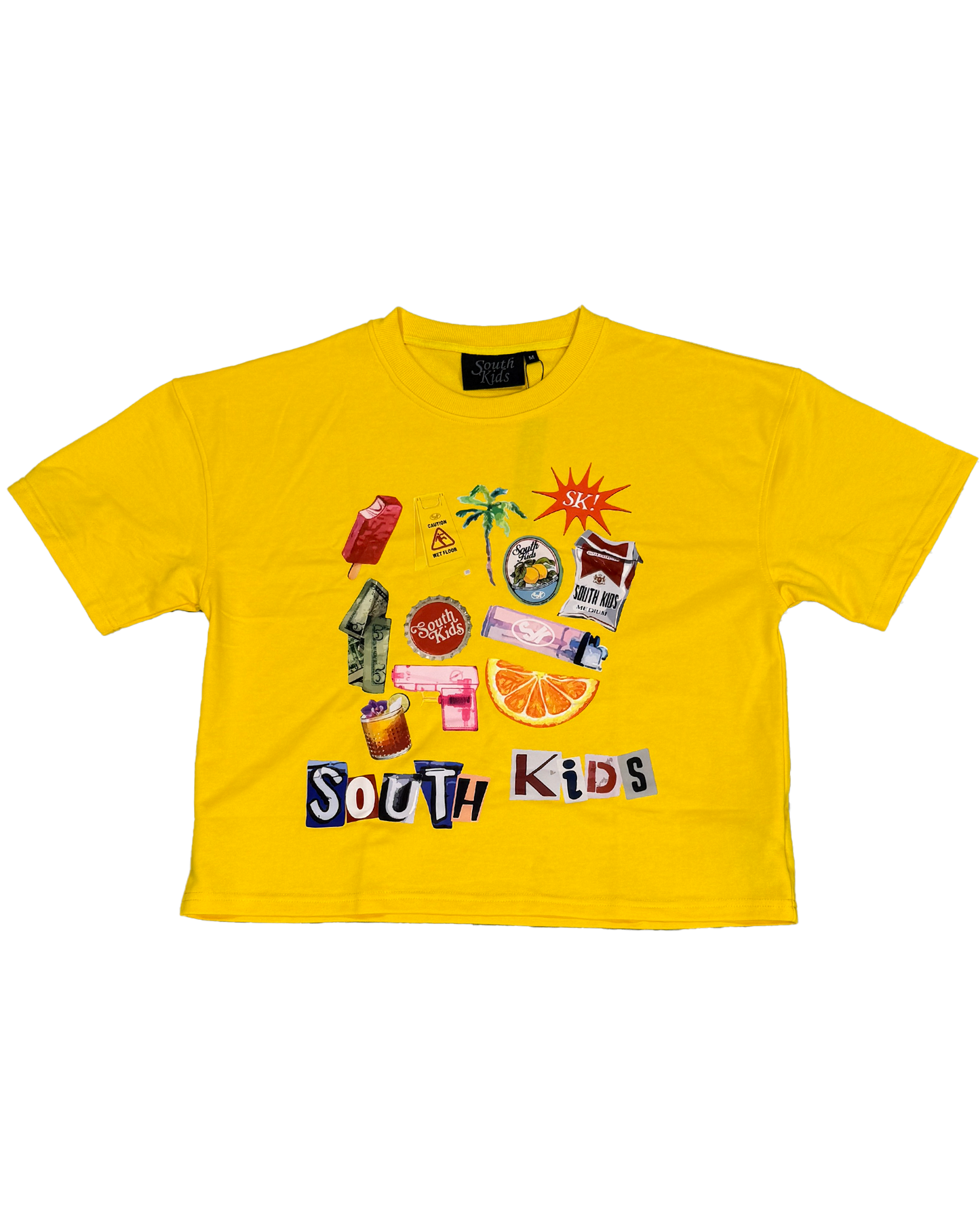 Collage Tee Yellow