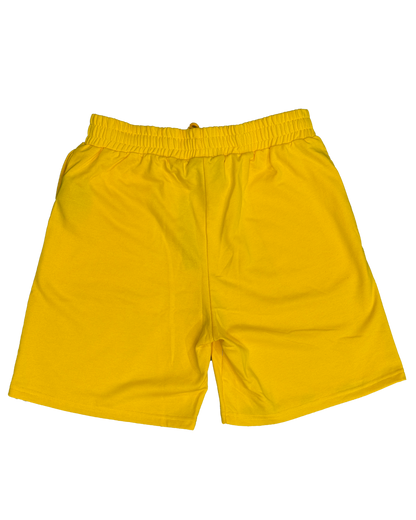 Collage Shorts Yellow