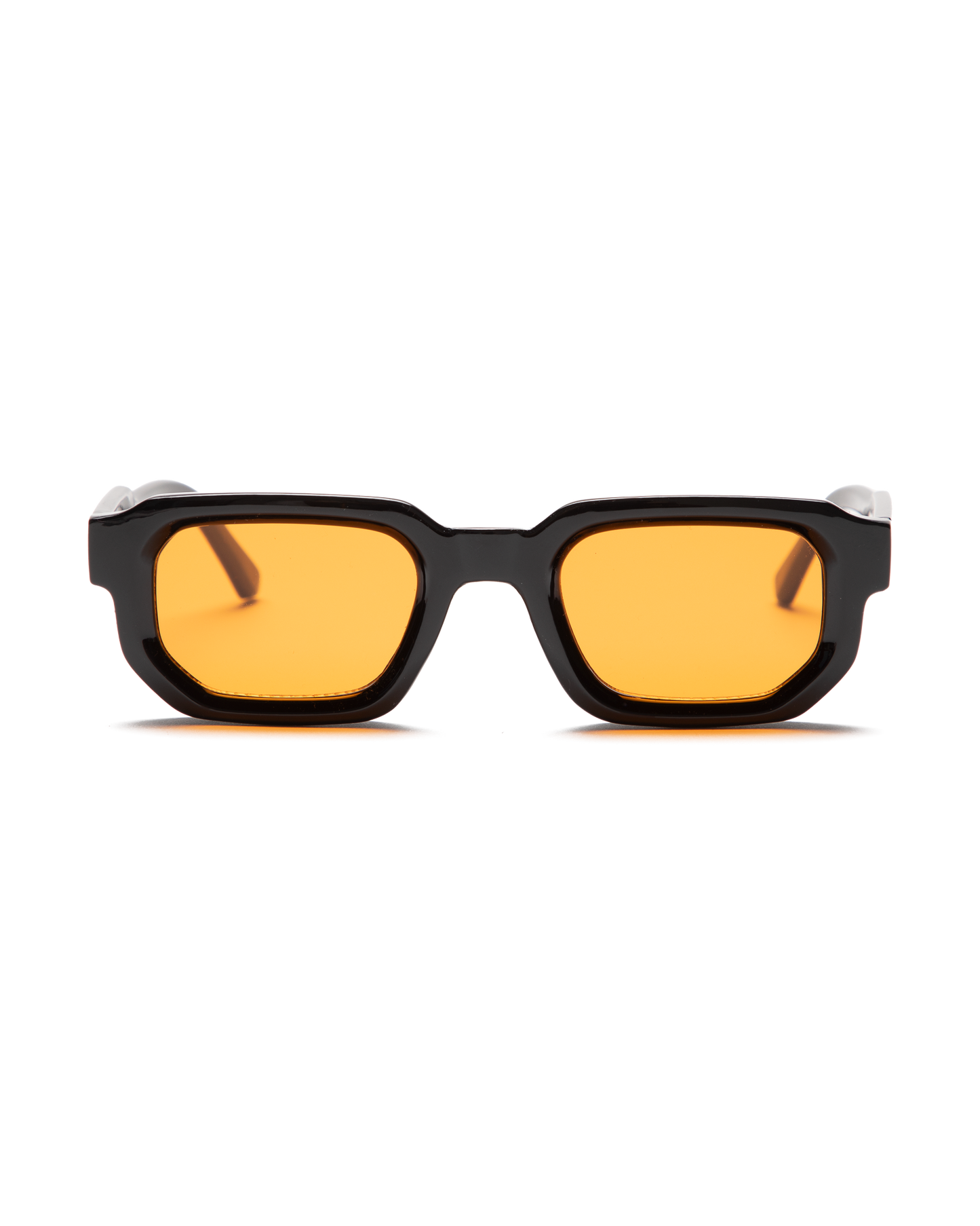 Luxury Thin Black & Orange Sunglasses