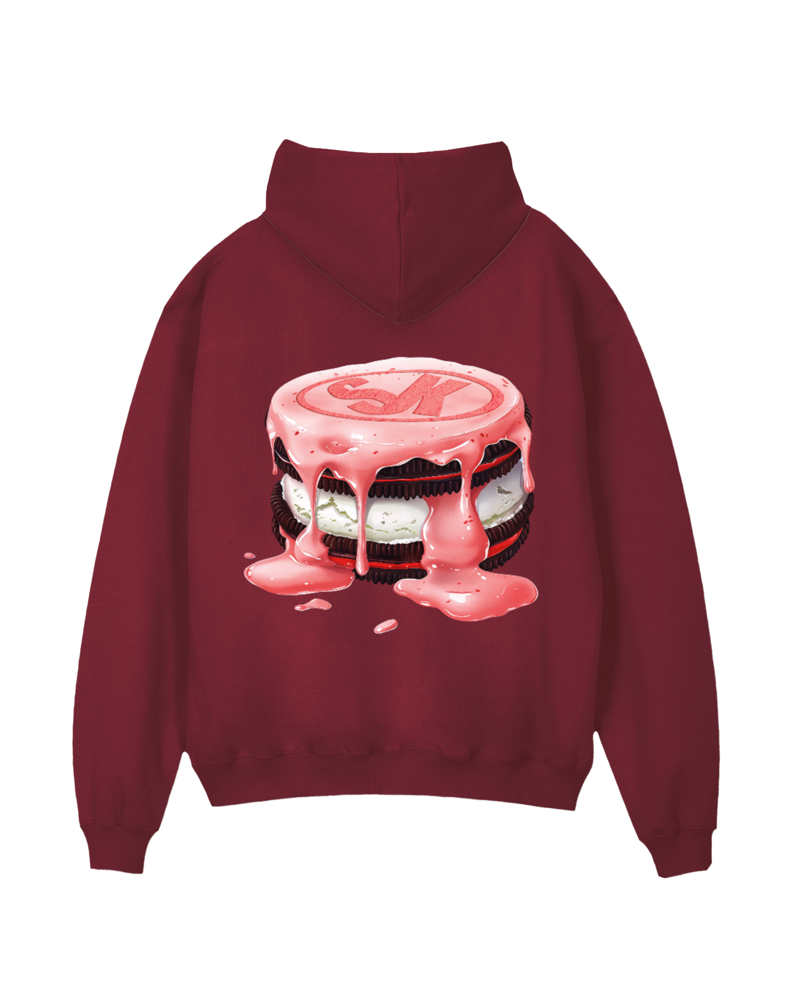 Cookies Hoodie Burgundy