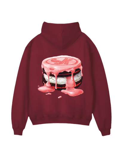 Cookies Hoodie Burgundy