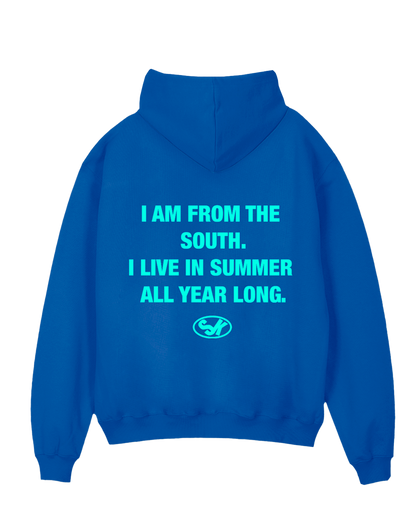 South Hoodie Blue