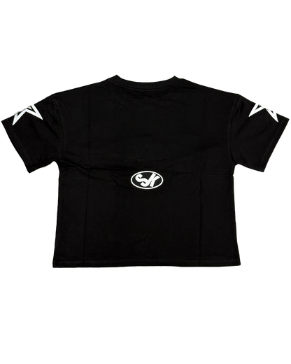 Star Tracksuit Black & White Tee