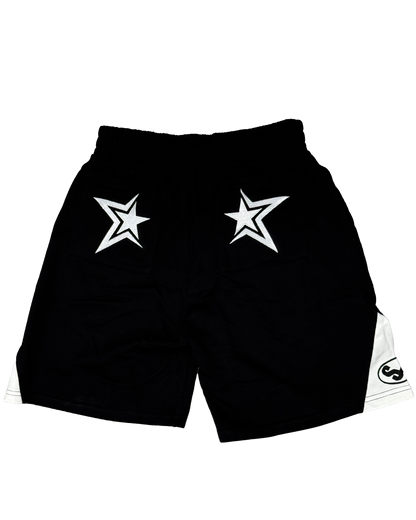 Star Tracksuit Black & White Short